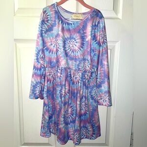 BTween Little Girl’s 6X Tye-Dye Dress